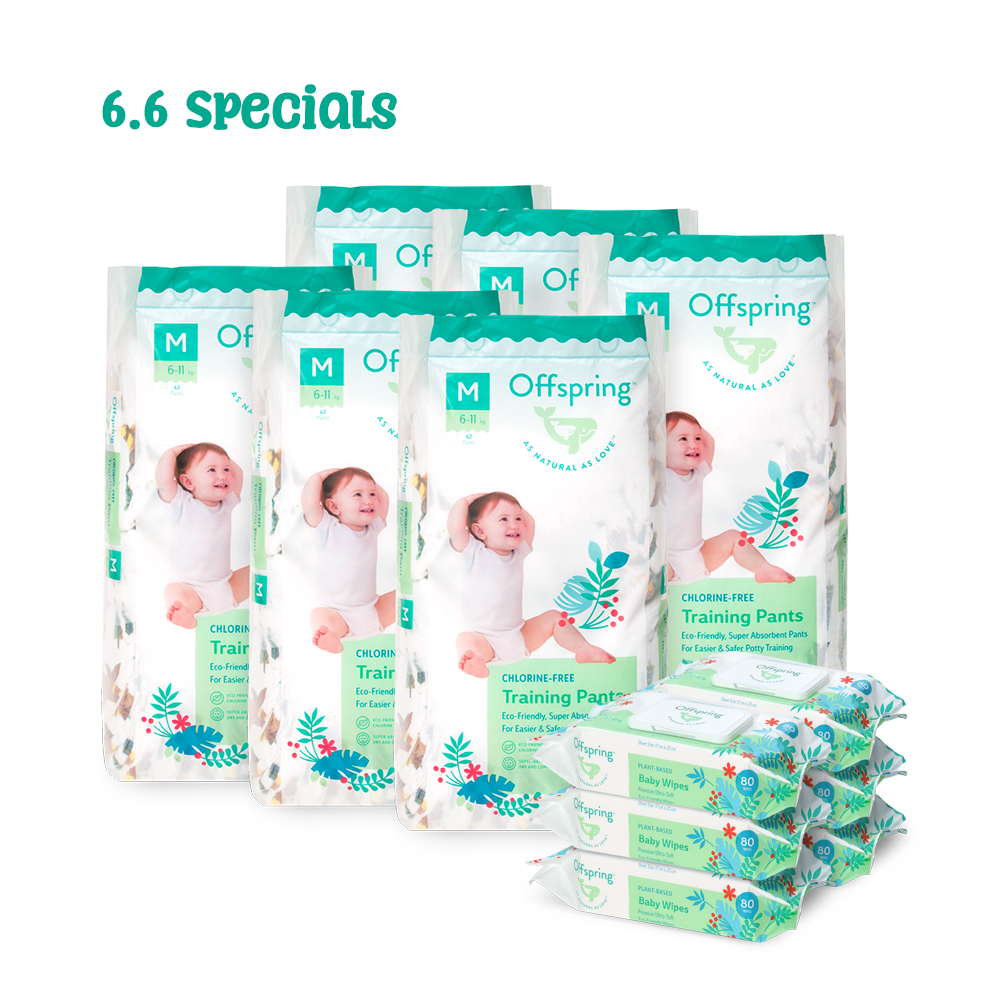 Fashion 6-Pack + 6 Pack Wipes Bundle 